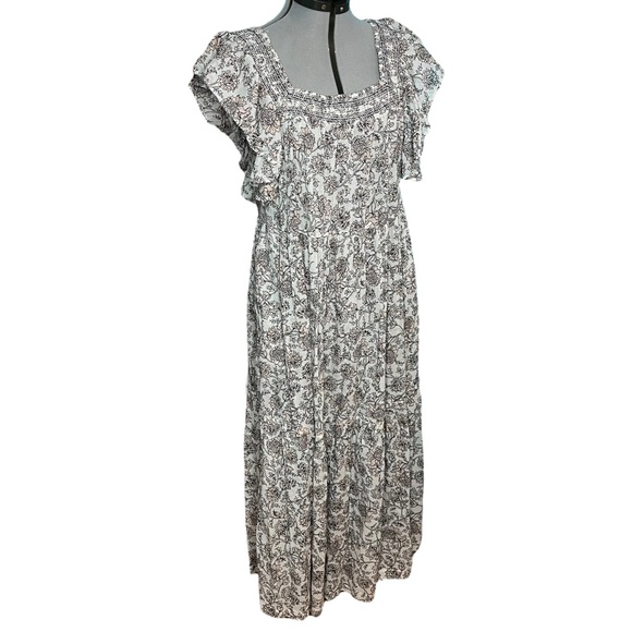 Free People Bonita Midi Dress Women’s Size Large Bohemian Boho New with Tags - Picture 8 of 9
